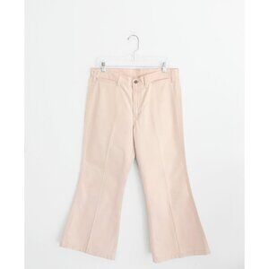 Vintage 70s Levi's Pink Beige Flare Leg Pants Jeans 36 x 30